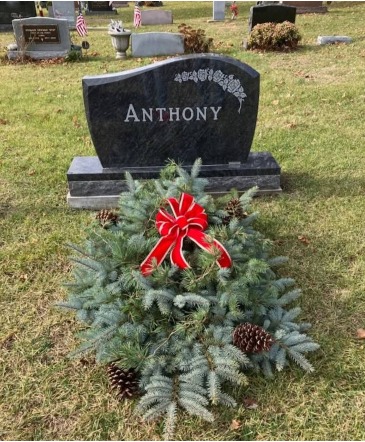 Taking orders now for Winter Grave Blanket  **IN STORE PICK UP ONLY** in Eaton Rapids, MI | HASTAY'S GREENHOUSE & FLOWER SHOP