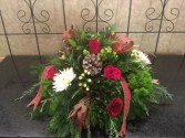 Round Holiday Centerpiece  