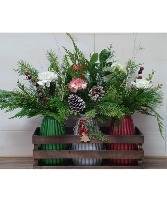Winter Greens Christmas Arrangement 