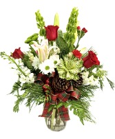 Winter In Bloom Fresh Cut Vase