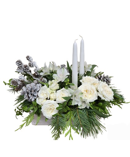 Winter Light Container Arrangement