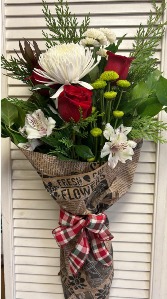 Winter Loose Wrap Bouquet Wrapped Mixed Bouquet