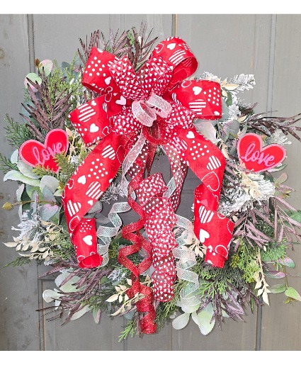 Winter Love Wreath