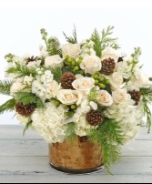 Winter Nights  Cylinder vase