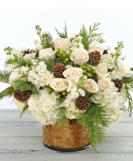 Winter Nights  Cylinder vase