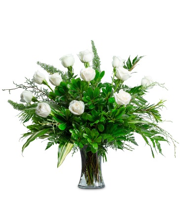Winter Pearls Arrangement in Aberdeen, SD | THE BOSTON FERN