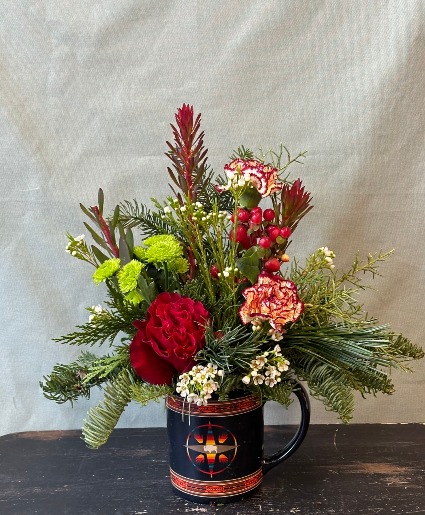 Pendleton Red Berry Winter Mug 