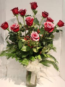 Winter Romance Rose Arrangement