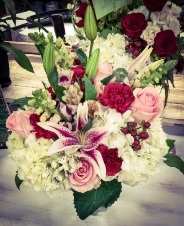 Winter Romance Vase Arrangement