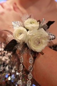 Winter Rose Corsages