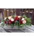 Winter Rose Evergreen Centerpiece – Luxury Christm 