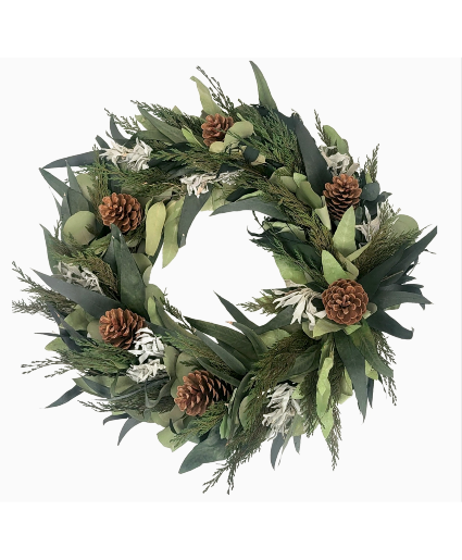 Winter Sage Holiday Wreath 