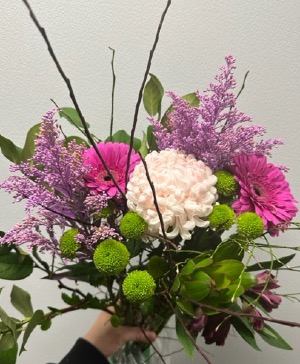 Winter Sangria Loose cut flowers for recipient to arrange in  own vase