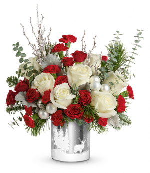 Winter Silhouettes All-Around Floral Arrangement in Winnipeg, MB | KINGS FLORIST LTD Winter Silhouettes All-Around Floral Arrangement in Winnipeg, MB | KINGS FLORIST LTD