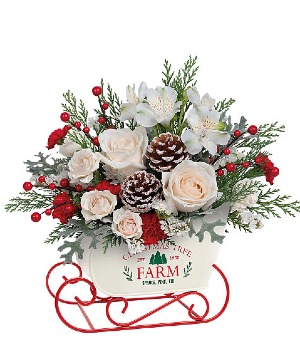 Winter Sleigh Bouquet 