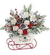 Winter Sleigh Bouquet Christmas
