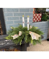 Winter smiles centerpiece 