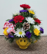 Winter Smiles Keepsake flower arrangement