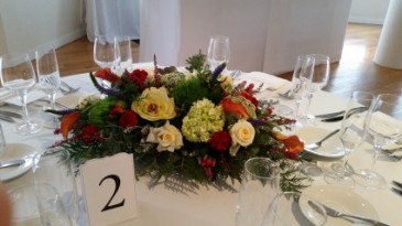 Winter Solstice Centerpiece EN49-W in Bogota, NJ | ENCKE FLOWERS 