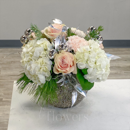 Winter Sparkle Vase Arrangement