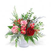 Winter Velvet Flower Arrangement