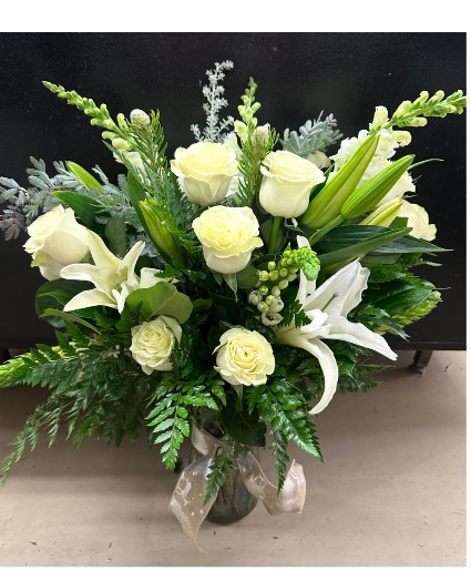 Winter White Wonderland Vase Arrangement 