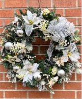 Winter White Wreath Christmas Wreath