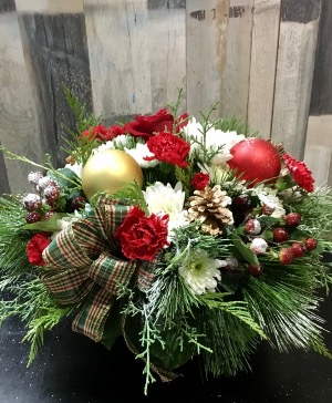 Tidings of Joy centerpiece  