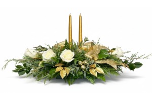 Winter Wishes Centerpiece Floral Arrangement