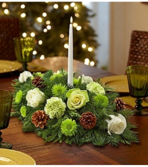 Winter Wonderland™ Centerpiece in Croton On Hudson, NY | Cooke's Little Shoppe Of Flowers Winter Wonderland™ Centerpiece in Croton On Hudson, NY | Cooke's Little Shoppe Of Flowers