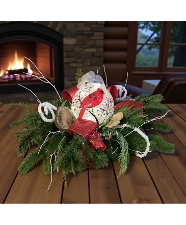 Winter Wonderland  Centerpiece  in Ashland City, TN | As You Wish Floral Designs by Kimberly McCord