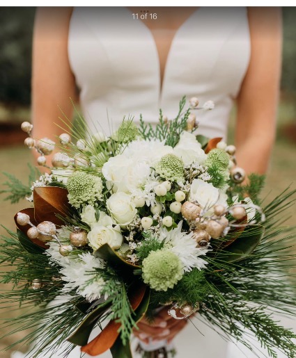 Winter Wonderland Wedding Bouquet 