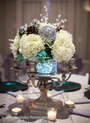 Winter Wonderland Wedding Table Centerpiece