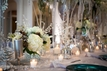 Winter Wonderland Wedding Table Centerpiece