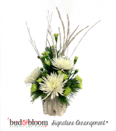 Winter Woodland Bud & Bloom Signature Arrangement