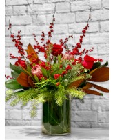 Winterberry Extravaganza Vase Arrangement