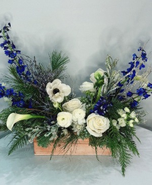 Winters Night Vase Arrangement