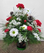Wintertastic  FHF-C559 Fresh Flower Arrangement (Local Delivery Area Only)