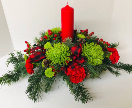 Wintery Woods Centerpiece Arrangement