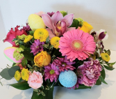 Wish we could be there! Easter centerpiece