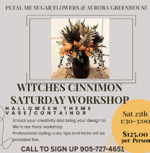 Witches Cinnimon Workshop 