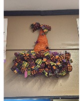 Witch's Hat Wreath Gift