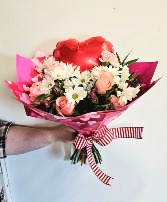 With A Little Love Wrapped Bouquet