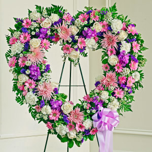 From The Heart Standing Wreath