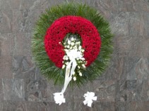 with all our love  wreath 