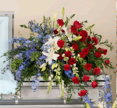 With Distinction Casket Flowers