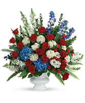 With Distinction Flower Arrangement sympathy Arrangement