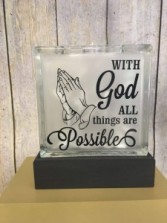 With God all things are possible Gift