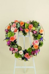 With Loving Hearts Heart Wreath