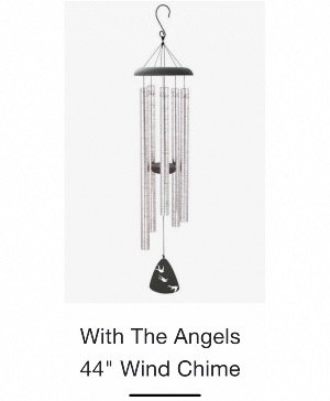 With the Angels Wind Chime 44” 